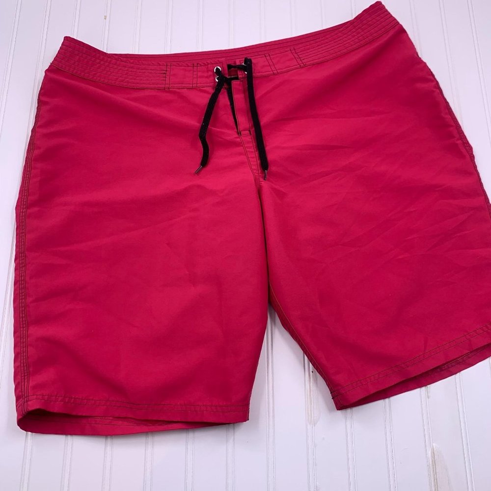TORRID Hot Pink Swim Board Shorts Drawstring 18